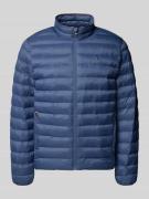Tommy Hilfiger Regular Fit Steppjacke mit Logo-Stitching in Hellblau, ...