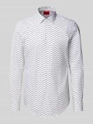 HUGO Slim Fit Business-Hemd mit Kentkragen in Weiss, Größe 39