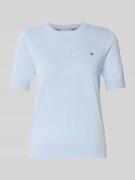 Tommy Hilfiger Regular Fit T-Shirt aus reiner Baumwolle in Hellblau, G...