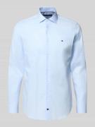 Tommy Hilfiger Tailored Slim Fit Businesshemd mit Kentkragen in Blau, ...