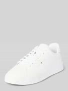 Tommy Hilfiger Low Top Sneaker aus echtem Leder in Weiss, Größe 45