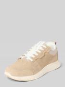 Marc O'Polo Low Top Sneaker aus echtem Rindsleder in Beige, Größe 40