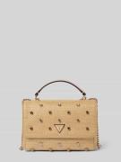 Guess Handtasche mit Ziersteinbesatz Modell 'GIULLY II' in Beige, Größ...