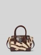 Lauren Ralph Lauren Satchel Bag mit Label-Detail in Dunkelbraun, Größe...