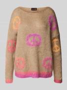 miss goodlife Oversized Strickpullover mit gerippten Abschlüssen in Sa...