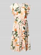 ZABAIONE Knielanges in Wickel-Optik mit Bindegürtel Modell 'Ta44ormina...