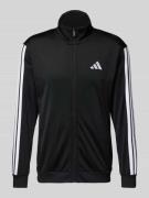adidas Sportswear Sweatjacke mit Logo-Stitching in Black, Größe L