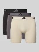 adidas Sportswear Boxershorts mit elastischem Logo-Bund in Anthrazit, ...