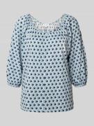 Christian Berg Woman T-Shirt mit 3/4-Arm in Aqua, Größe L