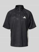 adidas Sportswear Regular Fit Poloshirt mit Reißverschluss in Black, G...