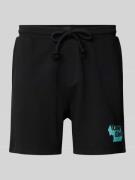 Tommy Jeans Relaxed Fit Sweatshorts aus reiner Baumwolle in Black, Grö...