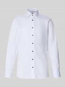 ETERNA Slim Fit Business-Hemd mit Kentkragen in Weiss, Größe 39