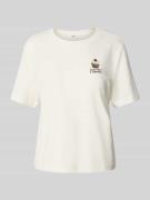 s.Oliver RED LABEL Regular Fit T-Shirt aus reiner Baumwolle in Weiss, ...