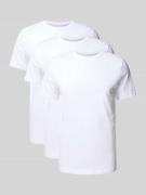 SELECTED HOMME Regular Fit T-Shirt Set aus reiner Baumwolle im 3er-Pac...