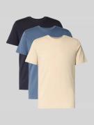 SELECTED HOMME Regular Fit T-Shirt Set aus reiner Baumwolle im 3er-Pac...