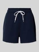 Polo Ralph Lauren Sweatshorts mit ausgefranstem Saum und Gesäßtasche i...