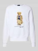 Polo Ralph Lauren Sweatshirt mit Motiv-Print und Rundhalsausschnitt in...