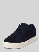 Marc O'Polo Low Top Sneaker aus echtem Rindsleder in Marine, Größe 40