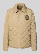 Lauren Ralph Lauren Steppjacke mit Reißverschluss in Sand, Größe S