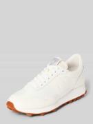 Polo Ralph Lauren Sneaker aus Leder-Textil-Mix mit Label-Detail in Wei...