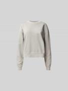 Closed Sweatshirt mit Logo-Print in Hellgrau, Größe M