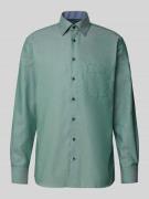 ETERNA Modern Fit Business-Hemd mit Kentkragen in Gruen, Größe 40