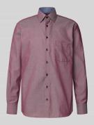 ETERNA Modern Fit Business-Hemd mit Kentkragen in Rot, Größe 39