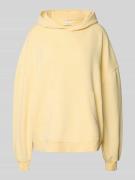 OH APRIL Oversized Hoodie mit Känguru-Tasche in Hellgelb, Größe L