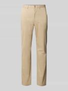 Tommy Hilfiger Relaxed Fit Hose aus Baumwoll-Mix in Beige, Größe 30/30