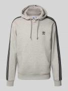 adidas Originals Hoodie mit Kapuze in Dunkelgrau Melange, Größe L
