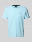 BOSS Green Regular Fit T-Shirt aus Baumwoll-Mix Modell 'TAUL' in Hellb...
