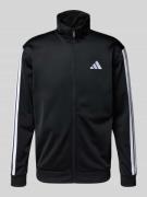 adidas Sportswear Sweatjacke mit Reißverschluss in Black, Größe L