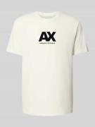 ARMANI EXCHANGE Regular Fit T-Shirt aus reiner Baumwolle mit Logo-Prin...