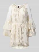 Vero Moda Loose Fit Minikleid mit metallisch glänzendem Muster Modell ...