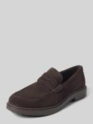 Geox Loafers aus Leder Modell 'MASSIMIANO' in Dunkelbraun, Größe 41