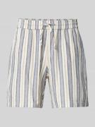 Forét Regular Fit Bermuda mit Leinen-Anteil Modell 'Serene' in Hellbla...