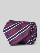 Monti Seidenkrawatte mit Allover-Print (7 cm) in Bordeaux, Größe 1