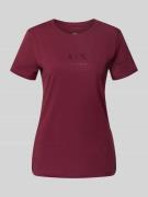 ARMANI EXCHANGE Regular Fit T-Shirt aus reiner Baumwolle mit Logo-Prin...