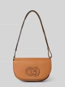 Guess Shoulder Bag in Leder-Optik mit Logo-Stitching Modell 'Calebra' ...