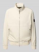 BOSS Regular Fit Blouson mit Label-Band Modell 'CELTIPO' in Offwhite, ...