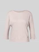 Marc Cain Longsleeve mit 3/4-Ärmel in Kitt, Größe 34