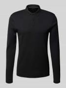Christian Berg Men Regular Fit Poloshirt mit Knopfleiste in Black, Grö...