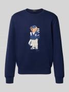 Polo Ralph Lauren Sweatshirt mit Motiv-Print und Rundhalsausschnitt in...