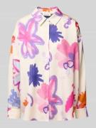 OH APRIL Relaxed Fit Hemdbluse aus Lyocell Modell 'Melina' in Offwhite...