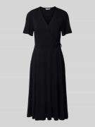 ZABAIONE Wickelkleid mit V-Ausschnitt Modell 'Ce44ce' in Black, Größe ...