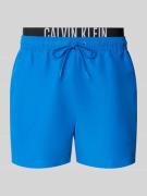 Calvin Klein Underwear Badehose mit elastischem Bund in Ocean, Größe L