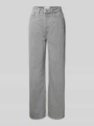Samsøe Samsøe Jeans mit weitem Bein Modell 'SHELLY' in Mittelgrau Mela...