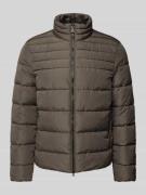 Geox Steppjacke mit Stehkragen in Oliv, Größe 56