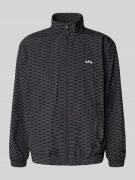 BLKVIS Trainingsjacke mit Label-Stitching in Black, Größe XS