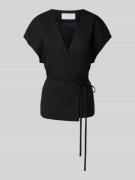 Jake*s Collection Weste mit Tailleng&#xFC;rtel in Black, Gr&#xF6;&#xDF;e 32